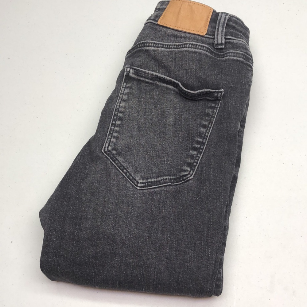 ZARA GRAYWASH STRETCH ANKLE ULTRA SKINNY JEANS 4/27x27 ⭐️